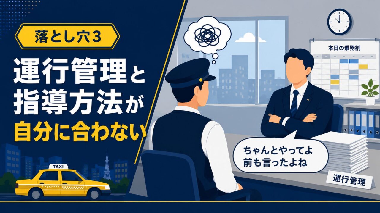 タクシー会社の運行管理と指導方法