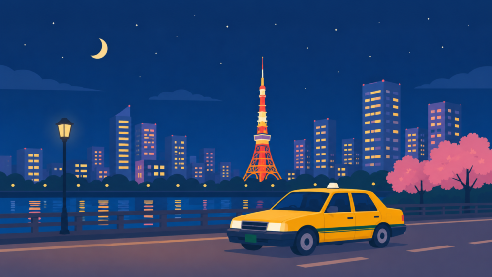 タクシー転職を経て、夜の東京でタクシー