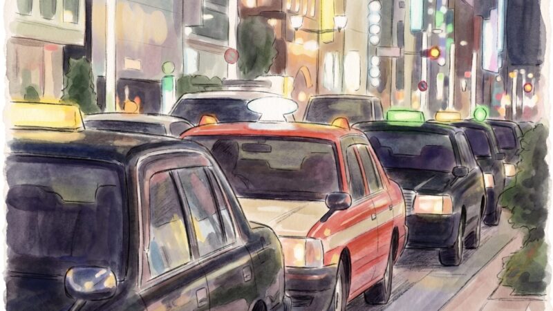 何も考えずに月40万稼ぐタクシー運転手の1日｜羽田と銀座のツケ待ち営業の考え方