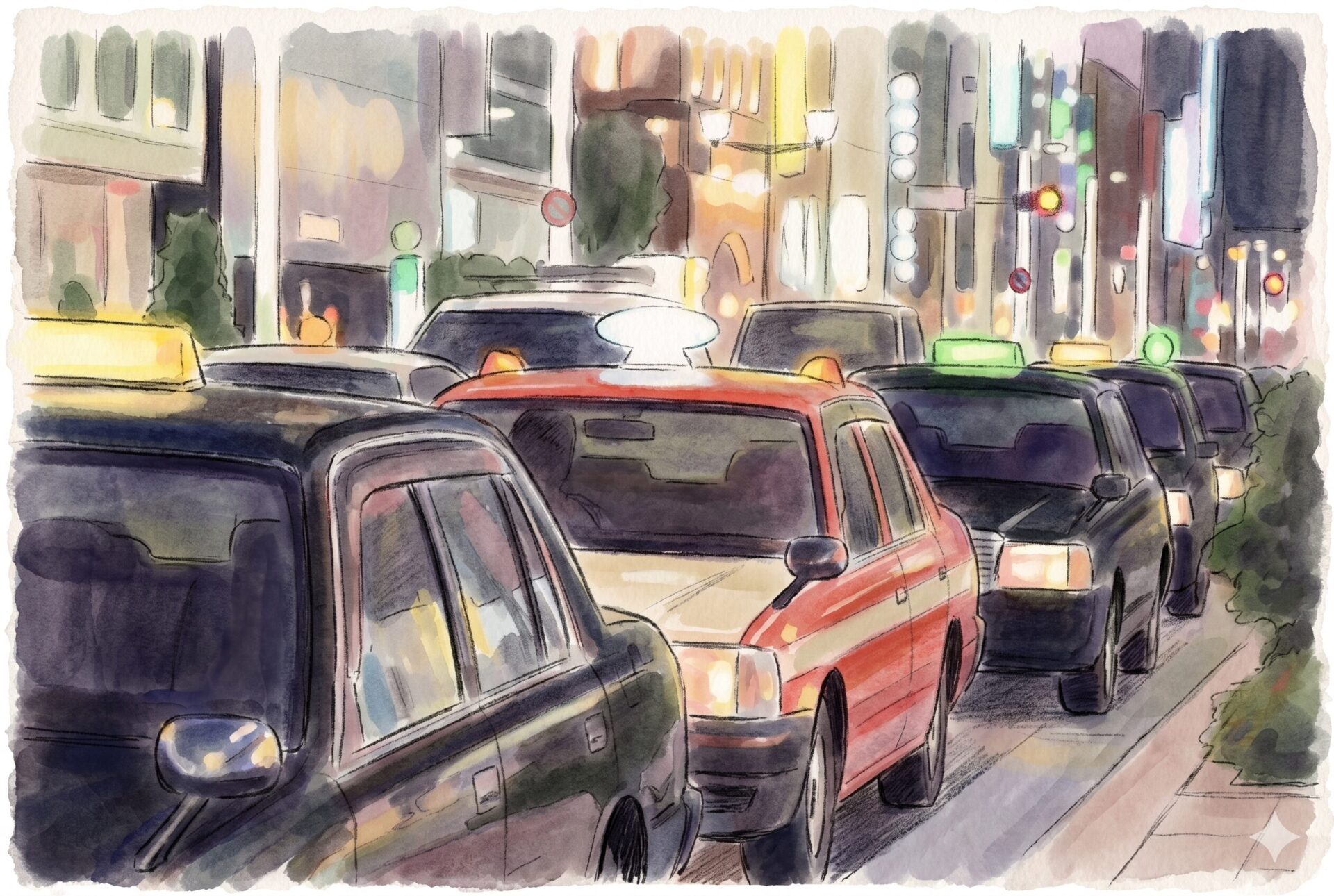 楽して月40万稼ぐタクシー運転手の1日｜羽田と銀座のツケ待ち営業の考え方
