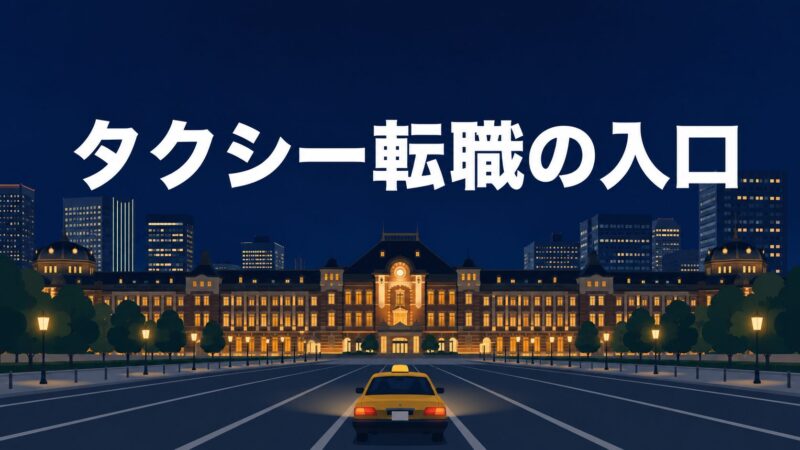 【完全ガイド】東京でタクシー転職するなら読むべき記事まとめ
